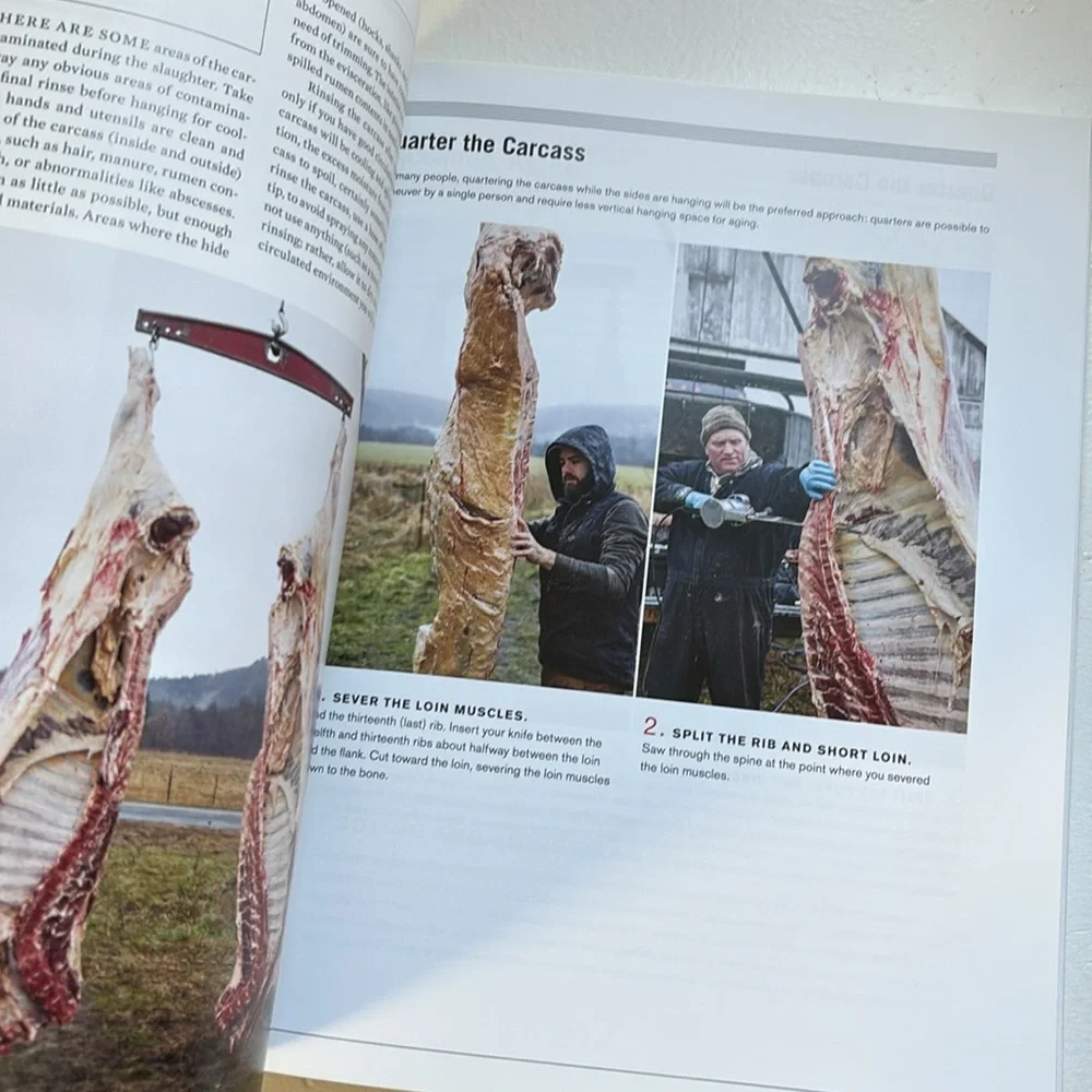 New! Bundle/2 Books BUTCHERING (Beef) Danforth SC & WHOLE BEAST BUTCHERY Farr HC